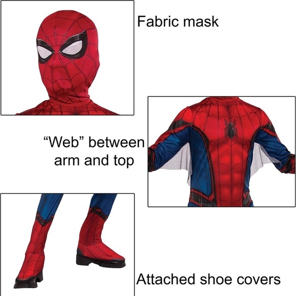 Marvel Spider-Man Far from Home Child's Spider-Man Costume & Mask - Picture 2 of 4